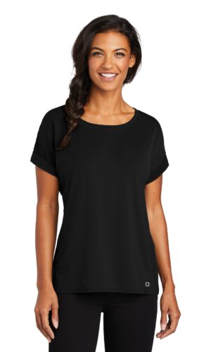 DISCONTINUED  OGIO  ®  Ladies Luuma Cuffed Short Sleeve. LOG800