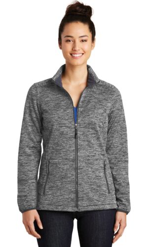 DISCONTINUED  Sport-Tek ®  Women's PosiCharge ®  Electric Heather Soft Shell Jacket. LST30