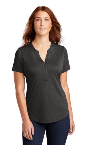 DISCONTINUED  Sport-Tek ®  Women's Endeavor Henley. LST468