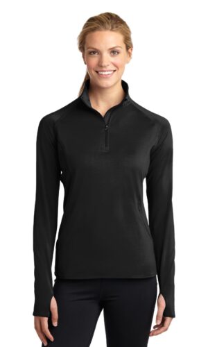 Sport-Tek ®  Women's Sport-Wick ®  Stretch 1/4-Zip Pullover. LST850
