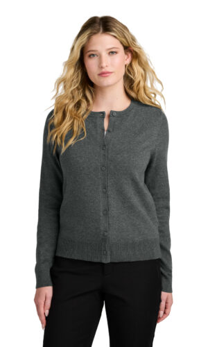 Port Authority ®  Women's Easy Care Crewneck Cardigan Sweater LSW2870