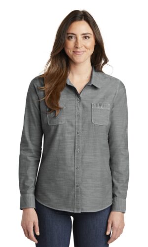 Port Authority ®  Women's Slub Chambray Shirt. LW380
