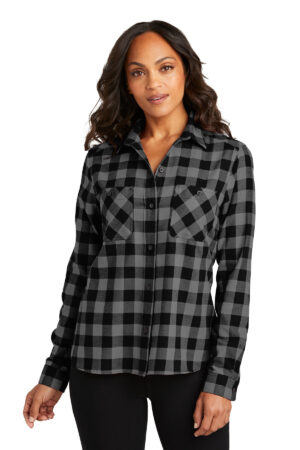 LW669_grey_blackbuffalocheck_model_front