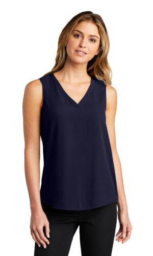 DISCONTINUED  Port Authority  ®  Ladies Sleeveless Blouse. LW703