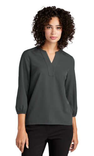 Mercer+Mettle ®  Women's Stretch Crepe 3/4-Sleeve Blouse MM2011