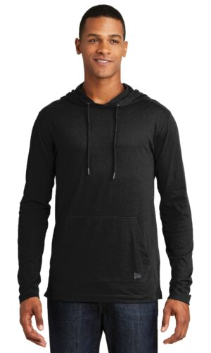 DISCONTINUED  New Era  ®  Tri-Blend Performance Pullover Hoodie Tee. NEA131