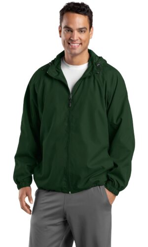 DISCONTINUED  Sport-Tek ®  Tall Hooded Raglan Jacket. TJST73