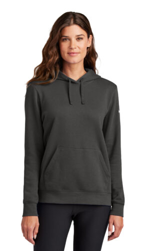 Nike Women's Club Fleece Sleeve Swoosh Pullover Hoodie NKFD9889