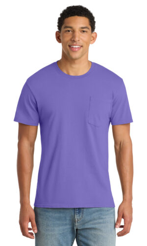 Port & Co   Beach Wash ®  Garment-Dyed Pocket Tee.  PC099P