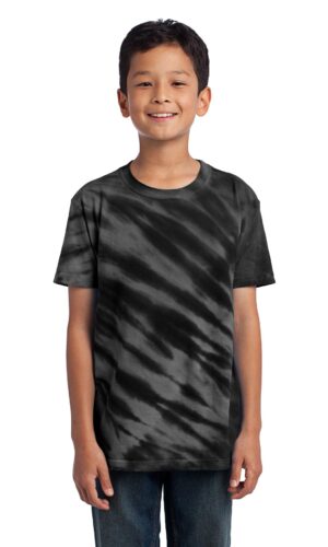 DISCONTINUED  Port & Company ®  - Youth Tiger Stripe Tie-Dye Tee. PC148Y