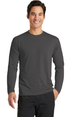 Port & Co   Long Sleeve Performance Blend Tee. PC381LS