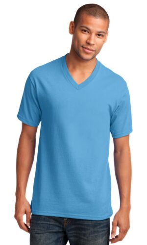 Port & Co   Core Cotton V-Neck Tee. PC54V