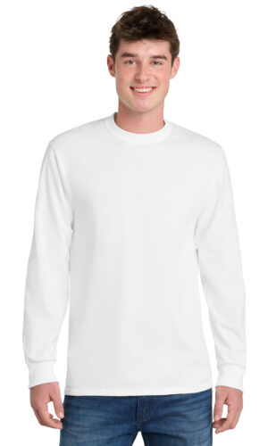 Port & Co   Tall Long Sleeve Essential Tee. PC61LST