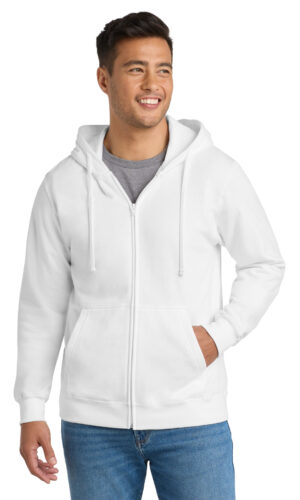 Port & Co   Fan Favorite Fleece Full-Zip Hooded Sweatshirt. PC850ZH