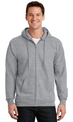 Port & Co   Essential Fleece Full-Zip Hooded Sweatshirt.  PC90ZH