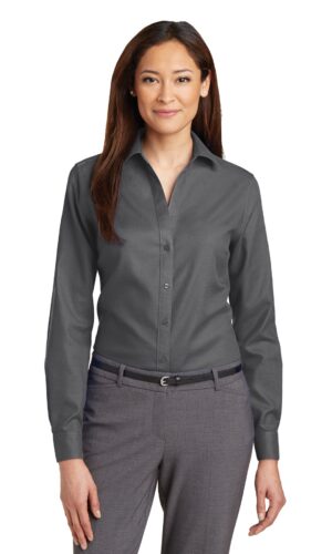 DISCONTINUED  Red House ®  Ladies Non-Iron Diamond Dobby Shirt. RH77