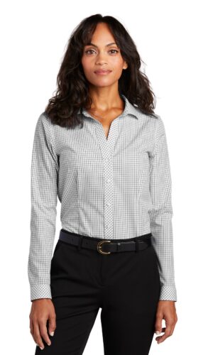 DISCONTINUED  Red House  ®  Ladies Open Ground Check Non-Iron Shirt RH86