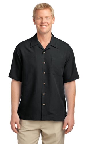 DISCONTINUED  Port Authority ®  Patterned Easy Care Camp Shirt. S536