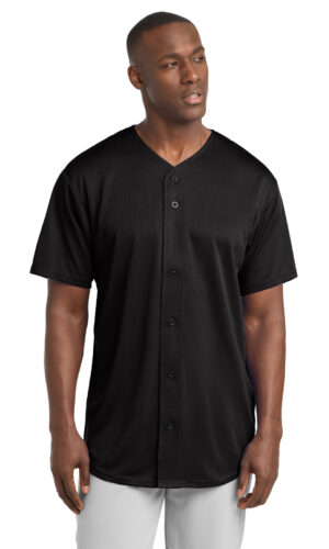 Sport-Tek ®  PosiCharge ®  Tough Mesh Full-Button Jersey. ST220