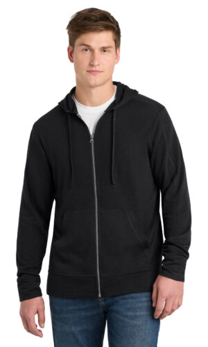 Sport-Tek  ®  PosiCharge  ®  Tri-Blend Wicking Fleece Full-Zip Hooded Jacket ST293