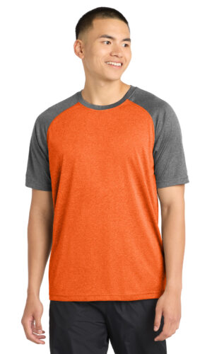 DISCONTINUED  Sport-Tek  ®  Heather-On-Heather Contender    Tee. ST362