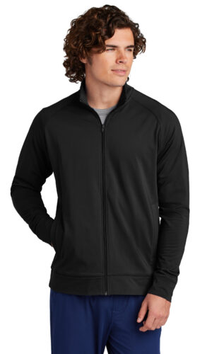 Sport-Tek ®  Sport-Wick ®  Stretch Full-Zip Cadet Jacket ST857