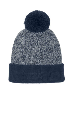 Sport-Tek ®  Halftime Heather Pom Beanie STC68