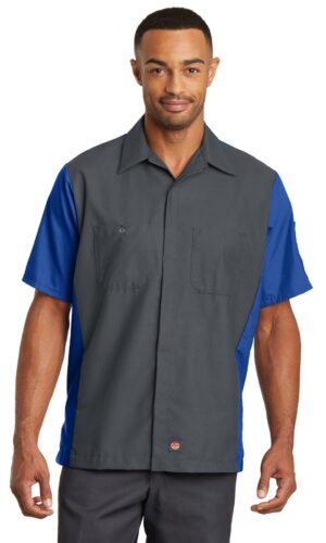Red Kap ®  Short Sleeve Ripstop Crew Shirt. SY20