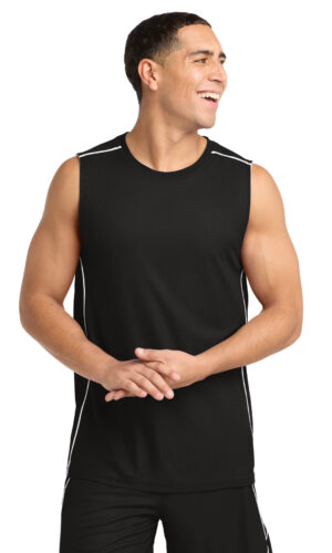 DISCONTINUED  Sport-Tek ®  PosiCharge ®  Mesh Reversible Sleeveless Tee. T555