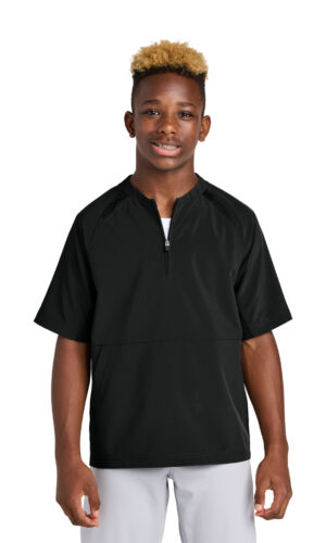 Sport-Tek ®  Youth Repeat 1/2-Zip Short Sleeve Jacket YJST489