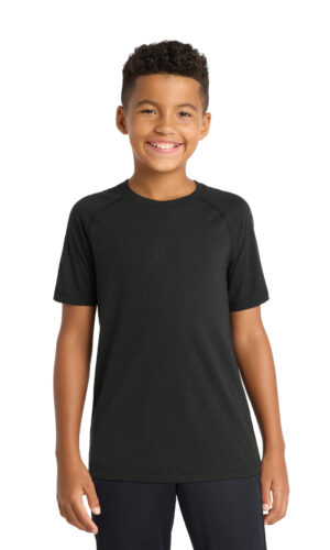 Sport-Tek  ®  Youth PosiCharge  ®  Tri-Blend Wicking Raglan Tee. YST400