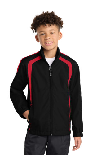 Sport-Tek ®  Youth Colorblock Raglan Jacket. YST60