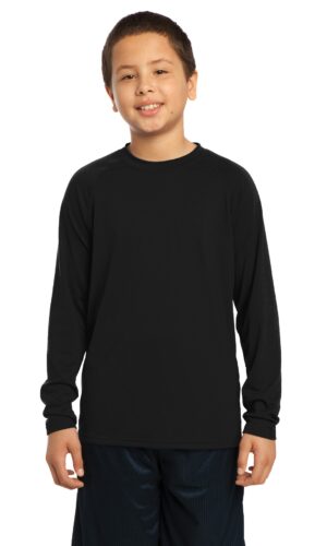 DISCONTINUED  Sport-Tek ®  Youth Long Sleeve Ultimate Performance Crew. YST700LS