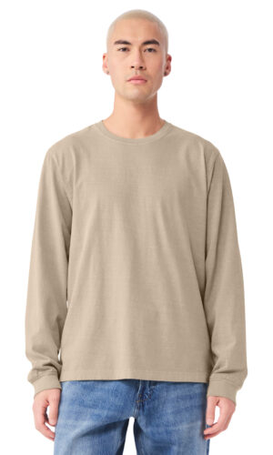 BELLA+CANVAS ®  Unisex Heavyweight Garment-Dyed Long Sleeve Tee BC4851GD